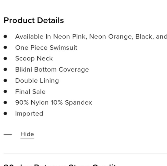 Fashion Nova XL neon pink swimsuit - Picture 5 of 5